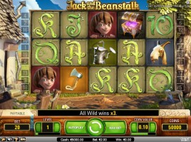 Slot jack and the beanstalk