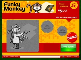 Funky monkey lottspel