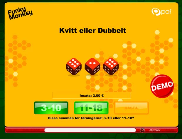 Funky monkey lottspel 01