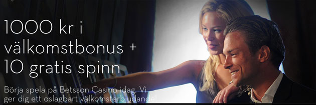 Betsson casino insättningsbonus
