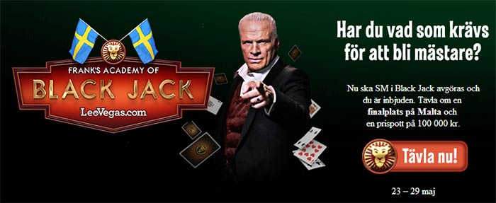 SM i Black Jack med Frank Andersson