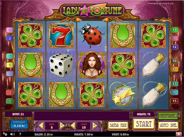 Lady of Fortune Slotspel